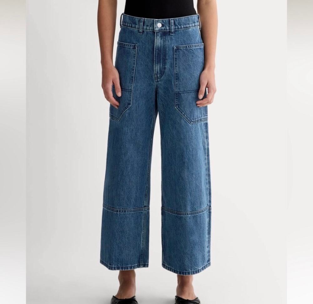 Everlane NWOT The Way-High Gardner Cropped Jean Size 27 in Diamond Stone